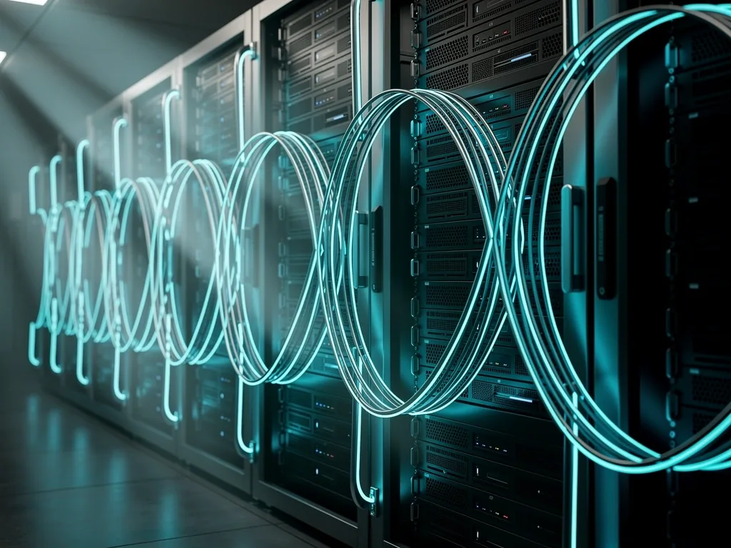 Complex data infrastructure visual overlay